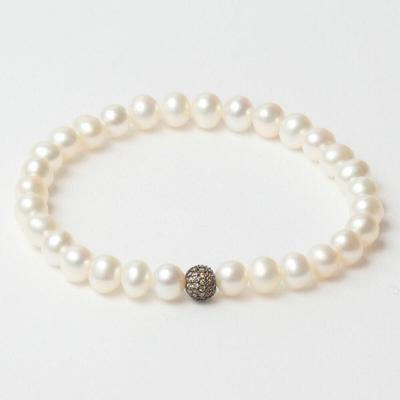 Lancaster JLA-BR-SB-4-WH 16 mm Dames armband