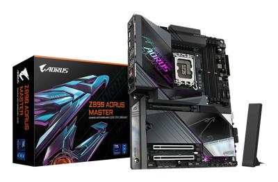 GIGABYTE z890 aorus master socket 1851 moederbord (raid, 10gb-lan, wi-fi 7, bt, sound, atx)