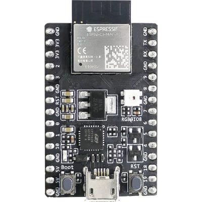 Espressif ESP32-C3-DEVKITM-1-N4X Developmentboard WiFi/Bluetooth Developmentkit ESP32-C3 Bulk