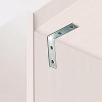 Hoeksteun EDM 86086 an02 Staal 8 x 8 x 1,5 cm 4 Stuks - thumbnail