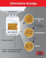 Elektrobock HD13-L Radiatorthermostaat Elektronisch 3 tot 40 °C - thumbnail