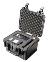 Peli 1300 Stootvaste Koffer Voor Elektronische En Optische Apparaten, Ip67 Waterdicht, Capaciteit: 6L, Gemaakt In De Vs, Met Aanpasbaar Plukschuim, Kleur: Zwart - thumbnail