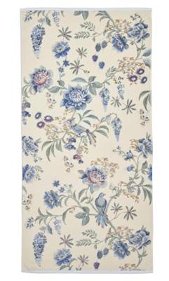 Pip Studio Pip Studio Secret Garden douchelaken Witblauw 70x140 cm