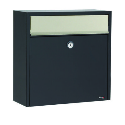 Allux Brievenbus Allux 2500 Zwart/Inox Klep - 40250070