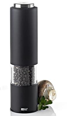 AdHoc Peper- of zoutmolen Elektrisch Tropica Zwart AdHoc Peper- of zoutmolen Elektrisch Tropica Zwart