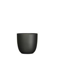 Bloempot Pot rond es/15 tusca 16 x 17 cm zwart mat Mica - Mica decorations - thumbnail