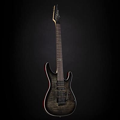 Ibanez KIKO10BP-TGB Transparent Gray Burst met gigbag