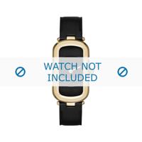 Horlogeband Marc by Marc Jacobs MJ1484 Leder Zwart 6mm - thumbnail