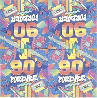 Forever 90&apos;s Servetten (20st) - thumbnail