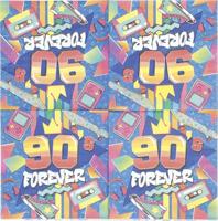 Forever 90&apos;s Servetten (20st) - thumbnail