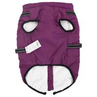 Hondenjas met harnas waterdicht reflecterend paars 5XL - thumbnail