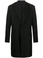 Yohji Yamamoto long-line fitted blazer - Blue - thumbnail