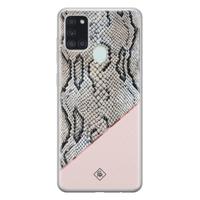 Samsung Galaxy A21s siliconen hoesje - Snake print - thumbnail