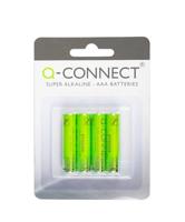 Q-CONNECT batterij, alkaline, AAA, blister van 4 stuks - thumbnail