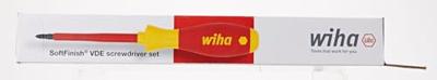 Wiha schroevendraaier SoftFinish electric sleufkop Pozidriv-schroevendraaierset, 6-delig 25477