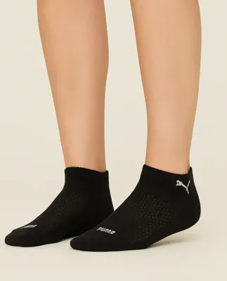 2-paar ademende Quarter sneakersokken dames - Mesh - Dunne katoenen zomerse sportsokken dames - 42 - Zwart - 42 - 42 - 42 - 42 - 42 - 42 - 42