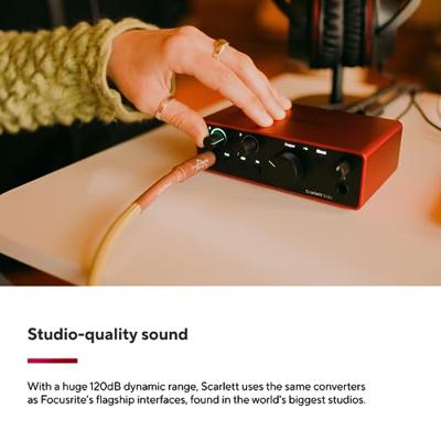 Focusrite Scarlett Solo 4th gen audio interface - thumbnail