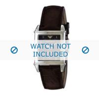 Armani horlogeband AR-0227 Leder Bruin 21mm - thumbnail