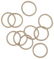 HEMA Haarelastieken beige Ø5cm - 10 stuks - thumbnail
