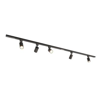 Taros Railverlichting Pakket - Recht - 2x 1 m rail - 5 railspots - Excl. Lichtbron - IP20 - Modulair - 230V