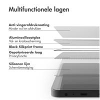 Accezz Gehard Glas Privacy Screenprotector iPhone 15 Pro Max Smartphone screenprotector Transparant - thumbnail