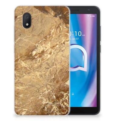 Alcatel 1B (2020) | TPU | Siliconen hoesje | Marmer Creme