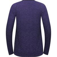 Odlo Essential Naadloze Longsleeve Loopkleding Loopshirt Eclipse Melange - donkerblauw, XL - thumbnail