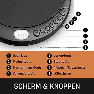 Lenco CD-200 Discman Zwart