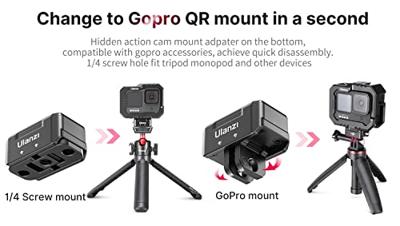 ULANZI Inov8 Quick Release Mount Kit voor Onzichtbare Selfie Stick X4/X3/ONE X2/ONE RS/ONE R/ONE X met QR-basis en plaat ULANZI Inov8 Quick Release Mount Kit voor Onzichtbare Selfie Stick X4/X3/ONE X2/ONE RS/ONE R/ONE X met QR-basis en plaat