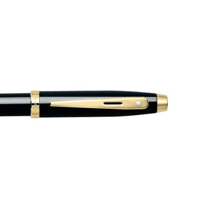Sheaffer SF-E1932251 Rollerball 100 M Glossy Black Gold Tone Sheaffer SF-E1932251 Rollerball 100 M Glossy Black Gold Tone