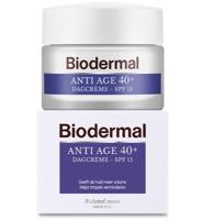 Biodermal Anti Age 40+ Dagcrème met hyaluronzuur en vitamine C - met SPF15 - thumbnail
