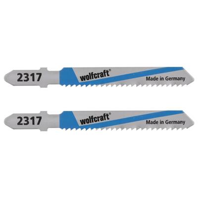 Wolfcraft Decoupeerzaagblad | HSS | L=75mm | T-Schaft | 2 stuks - 2317000 Wolfcraft Decoupeerzaagblad | HSS | L=75mm | T-Schaft | 2 stuks - 2317000