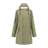 Mirage Regenjas rainfall trenchcoat - maat m - gemaakt van polyester soft touch - olive green - thumbnail