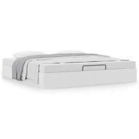 Bedframe zonder matras 160x200 cm kunstleer wit - thumbnail