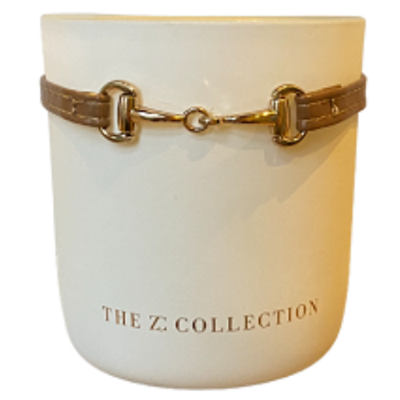 Geurkaars in glas - geurkaars Kingston, wit - geurkaars frisse zeebries