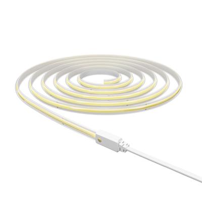 LED Strip COB - Brinton - 10 Meter - Natuurlijk Wit 4000K - Waterdicht IP54 - 12500 Lumen - 3600 LEDs - Directe Aansluiting op Netstroom - Werkt zonder Driver - Inclusief Stekker