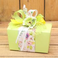 Bonbon doosjes - Chocolade doosje - Pastel Groen Laag Compleet Goedemorgen - 24 stuks - thumbnail