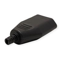 Bachmann 900.004 Eurokoppeling Kunststof 230 V Zwart IP20 - thumbnail