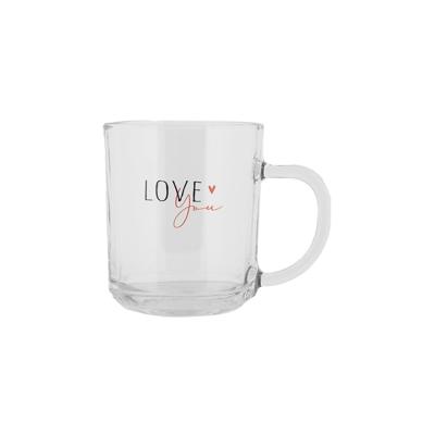Clayre & Eef theeglas 11x8x9cm 200ml