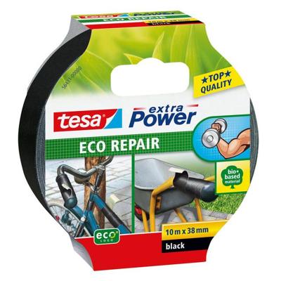 Reparatietape tesa extra power eco 10mx38mm zwart | 8 stuks