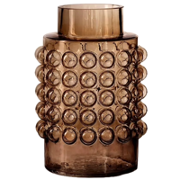 Vaas glas - vaas Melia - vaas bruin - thumbnail