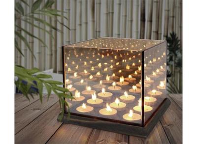 Waxinelichthouder - Infinity Effect - voor 9 theelichtjes Waxinelichthouder - Infinity Effect - voor 9 theelichtjes