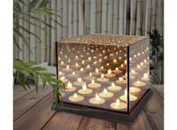 Waxinelichthouder - Infinity Effect - voor 9 theelichtjes - thumbnail