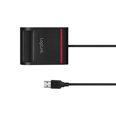 LogiLink CR0047 smart card reader Binnen USB 2.0 Zwart LogiLink CR0047 smart card reader Binnen USB 2.0 Zwart