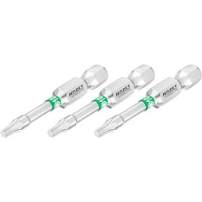 HAZET Bit 2223NSLG-T10/3 · 1/4 inch (6,3 mm) zeskant massief · Binnen-TORX®-profiel · 3-delig · SW T10 HAZET Bit 2223NSLG-T10/3 · 1/4 inch (6,3 mm) zeskant massief · Binnen-TORX®-profiel · 3-delig · SW T10