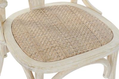 Keukenstoel DKD Home Decor Wit 56 x 50 x 76 cm