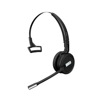 EPOS Headset On Ear headset DECT Mono Zwart Noise Cancelling Microfoon uitschakelbaar (mute) Telefoon