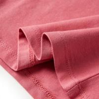 Kindershirt met lange mouwen pailletten hart 116 oudroze - thumbnail