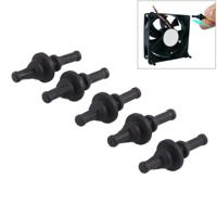 20 stuks 29.9mm Anti zachte trillingsdemping nagel rubberen Silicone Computer Fan schroef (zwart) - thumbnail