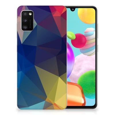 Samsung Galaxy A41 | TPU Hoesje | Polygon Dark